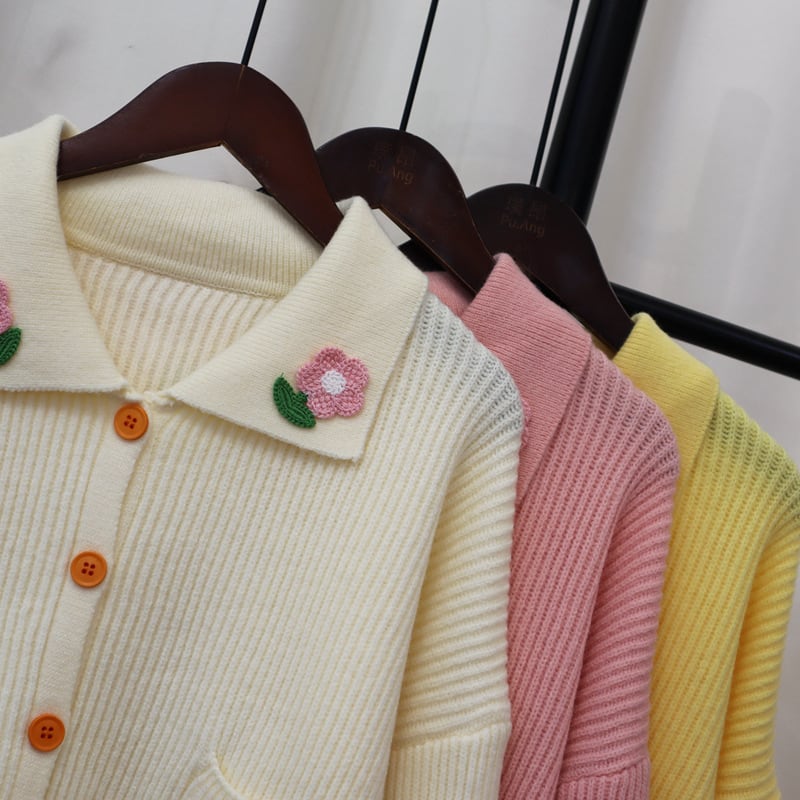 【outer】ニットカーデ　M25388