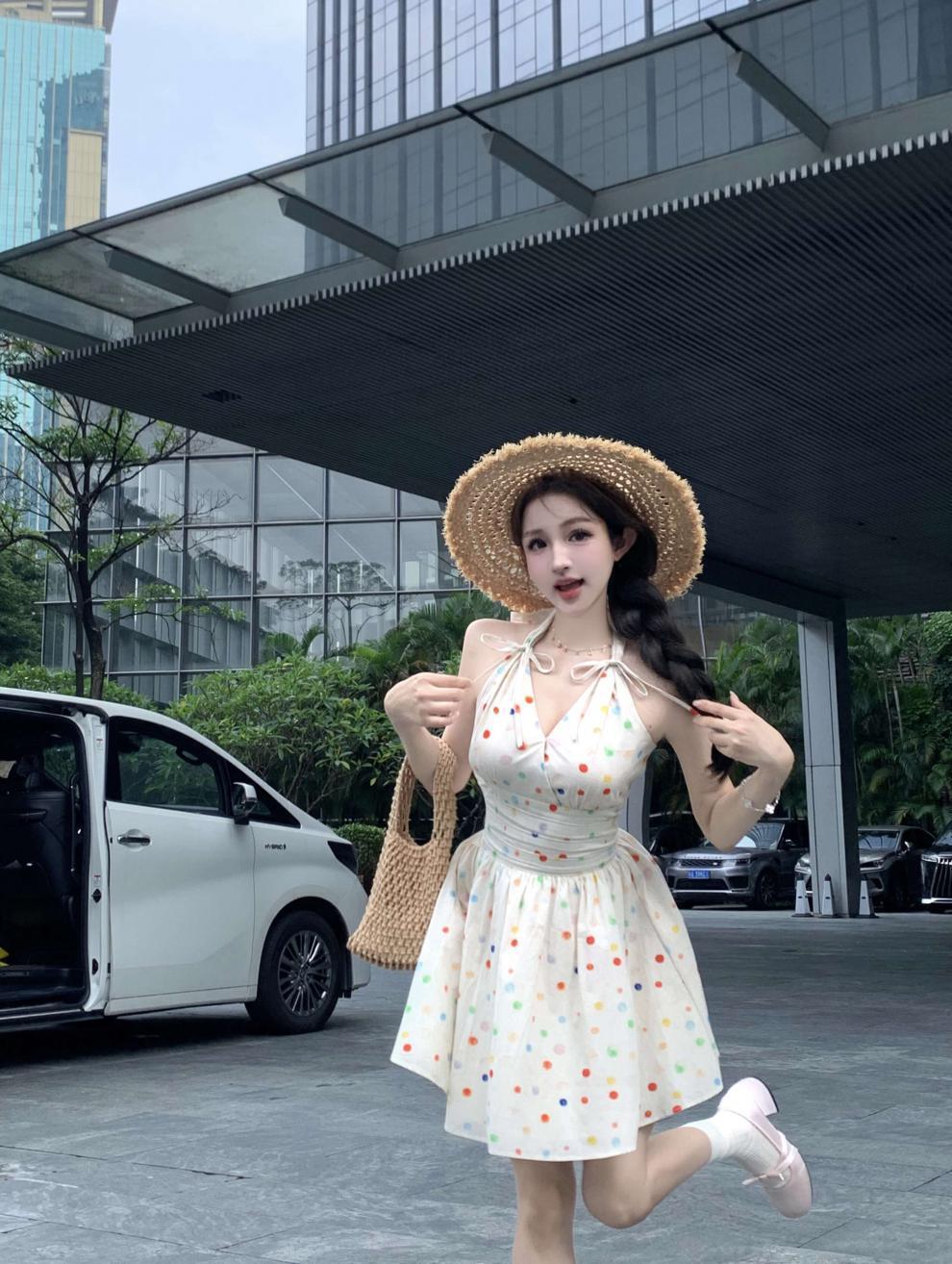 【dress】ホルターネックワンピース　M24052