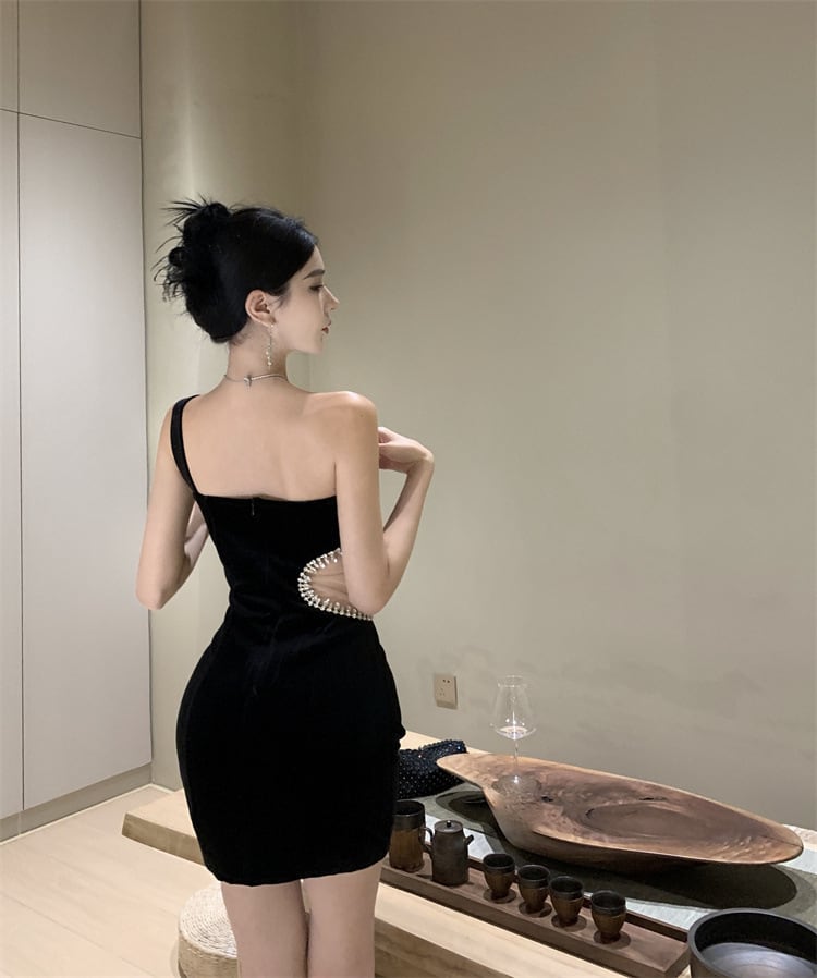 【dress】ビジューワンピース　M24967