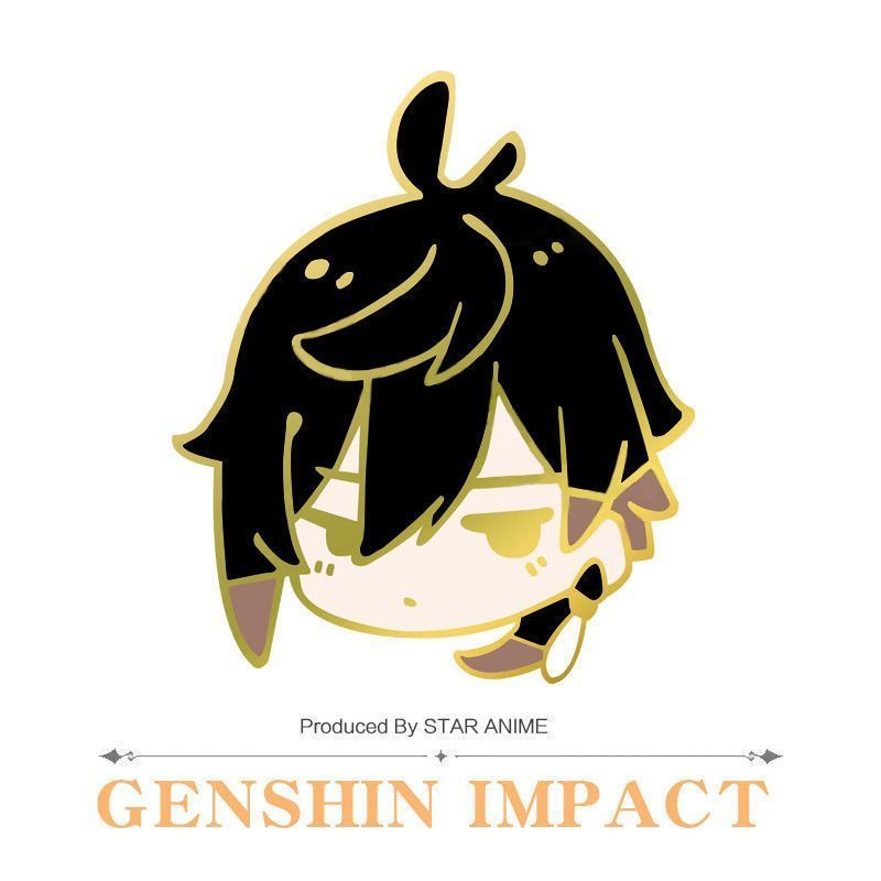 【GOODS】原神 金属 プローチ Q2556