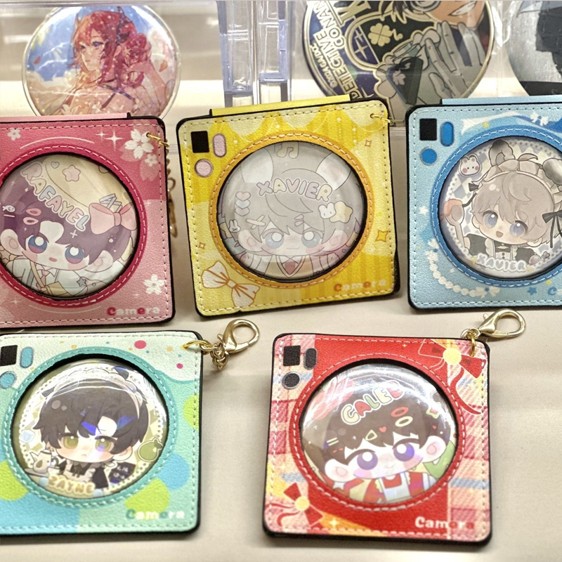 【GOODS】PU カメラ 58MM 缶バッジ ホルダー Q2517