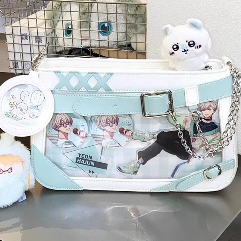 【GOODS】痛バック チェーン ショルダーバッグ Ｑ2242