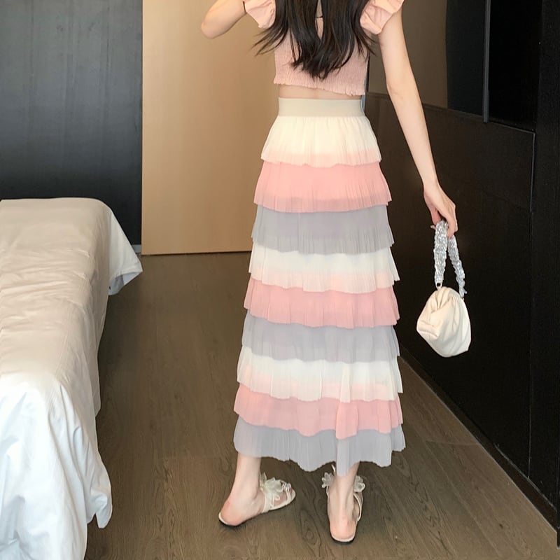 【bottoms】AラインスカートG20483