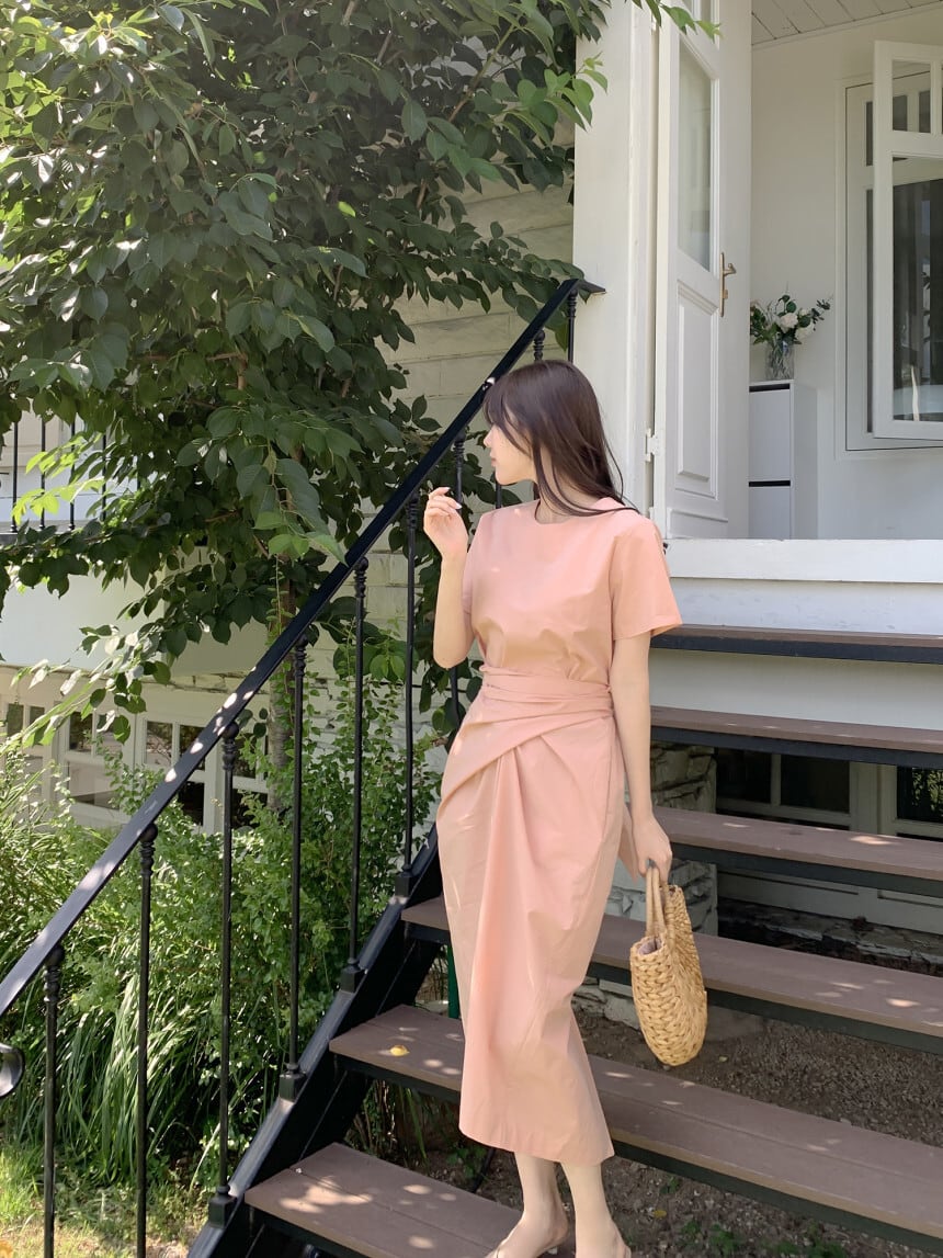 【dress】無地ワンピース　M24810