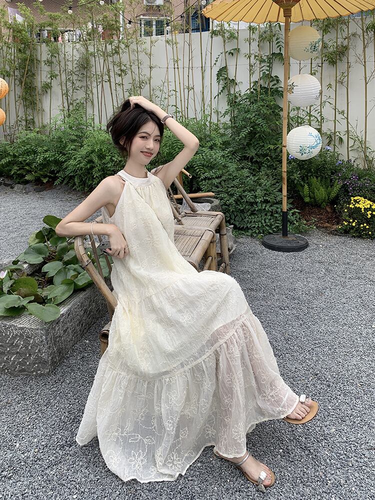 【dress】ホルターネックワンピース G20437