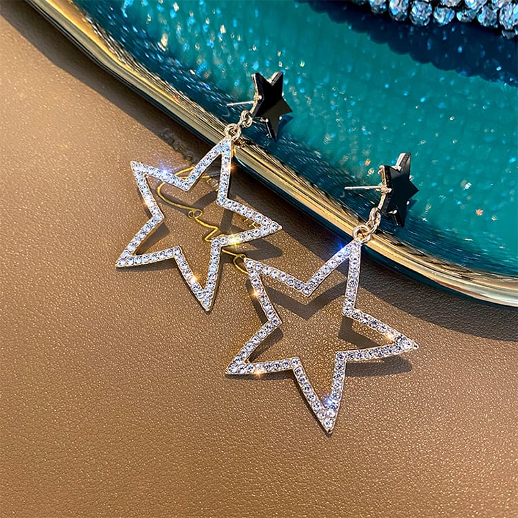 【小物】超人気 気質スウィートオシャレセクシー星ピアスアクセサリー
