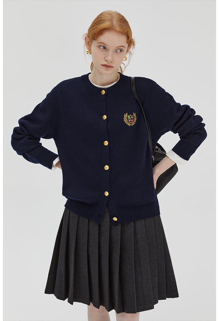 【outer】キャンパスニットカーデ　M27227