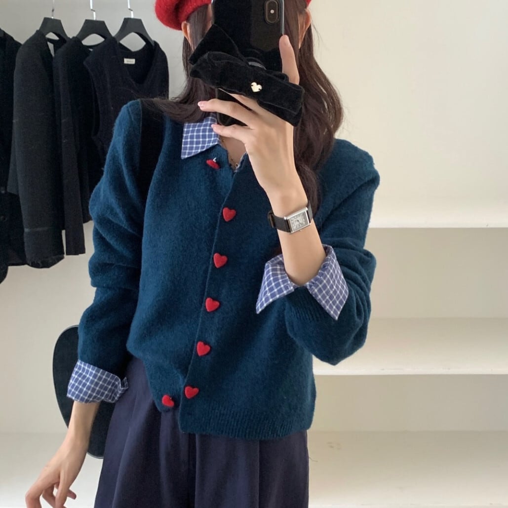 【outer】ニットカーデ　M25828
