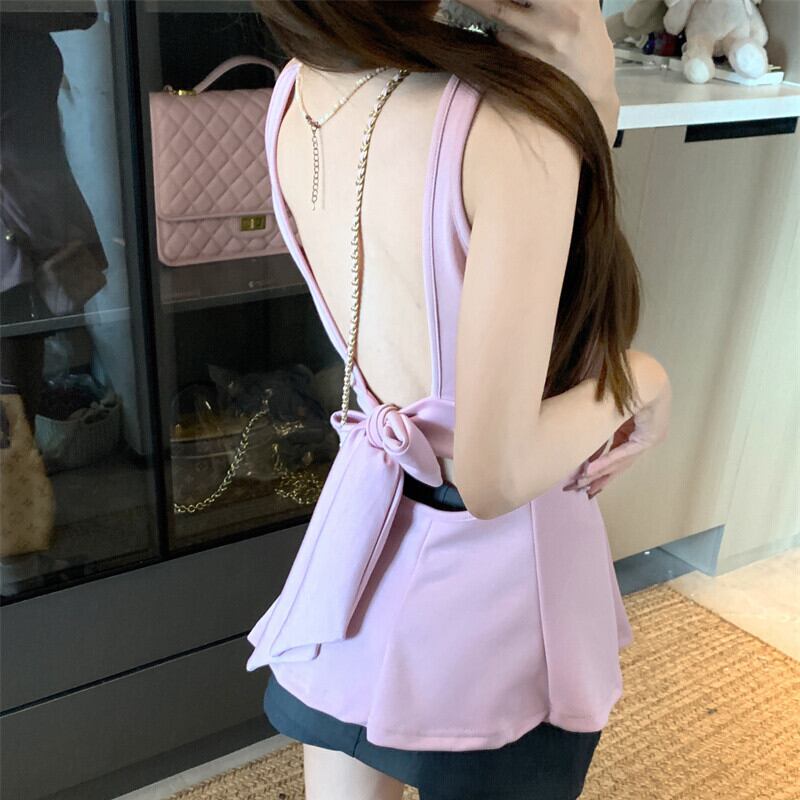 【tops】ノースリーブバックレストップス　M29979