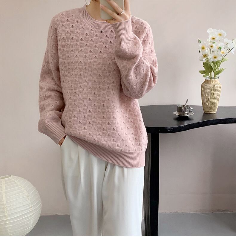 【tops】ニットセーター　M19015