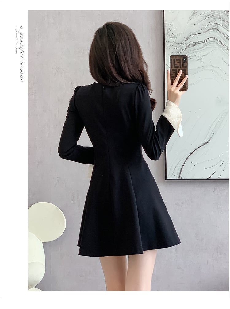 【dress】リボン付きデートワンピース　M27802