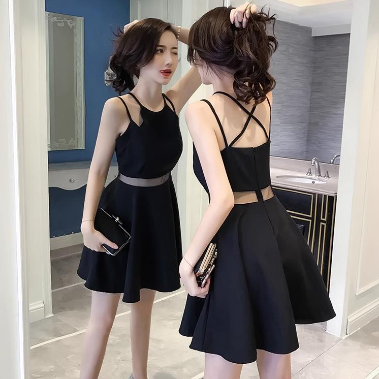 【dress】透かし彫りAラインワンピースF7460