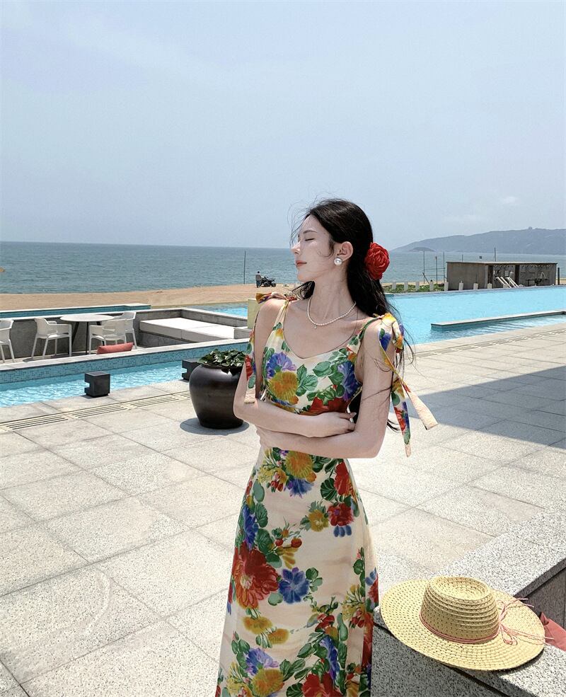 【dress】プリントキャミワンピース G21096