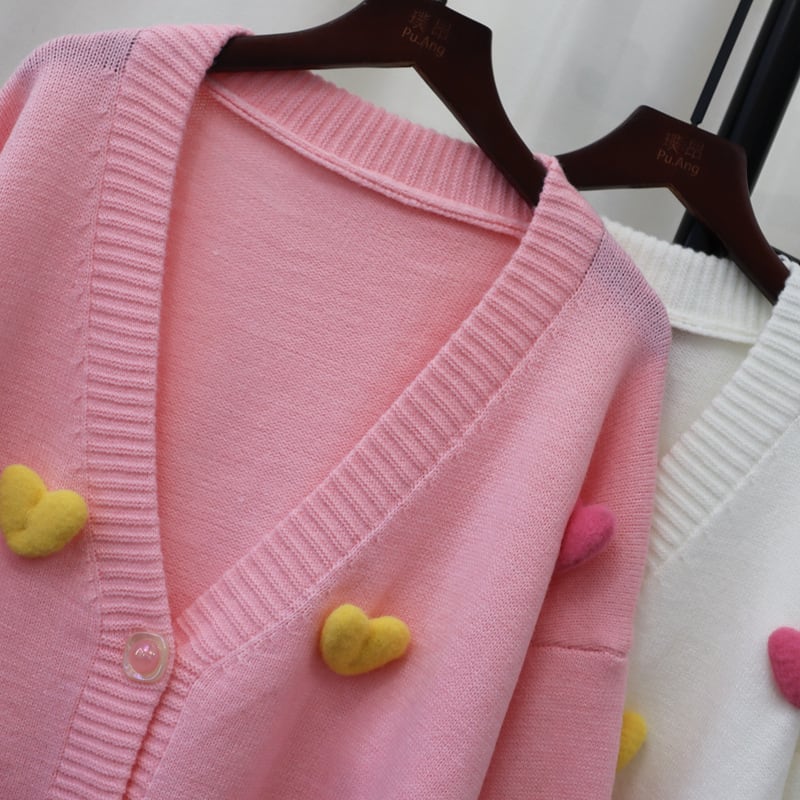 【outer】Vネックニットカーデ　M26029