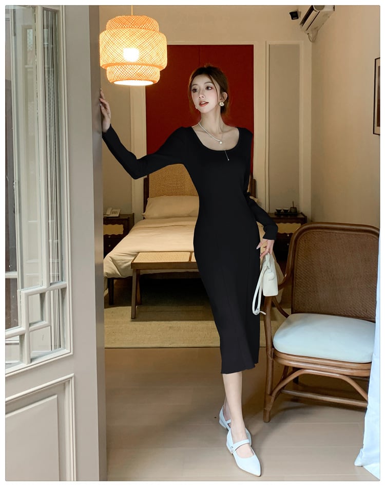 【dress】ニットワンピース　M25607