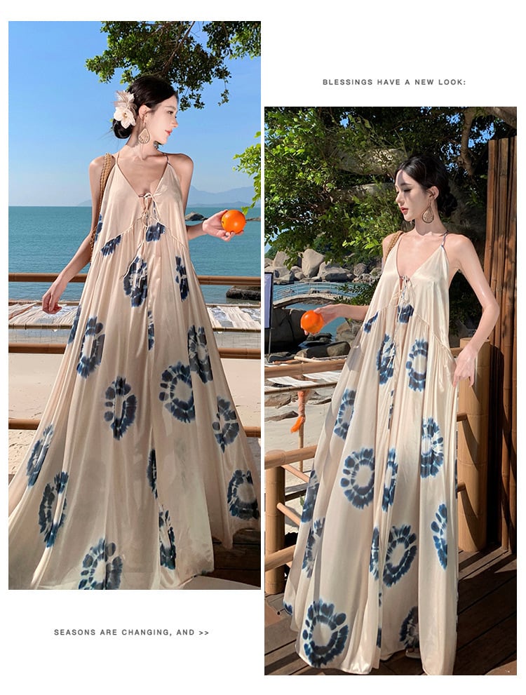 【dress】プリントワンピース　M25276