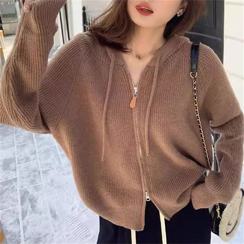 【outer】Wジップニットカーデ　M25980