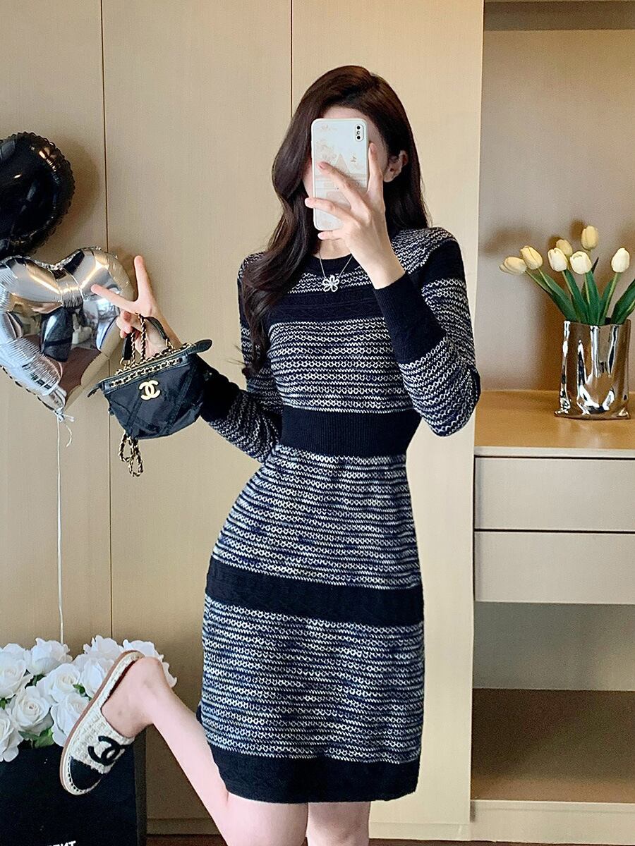 【dress】ニットワンピース　M28421