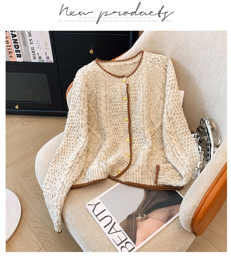【outer】ニットカーデ　M29182