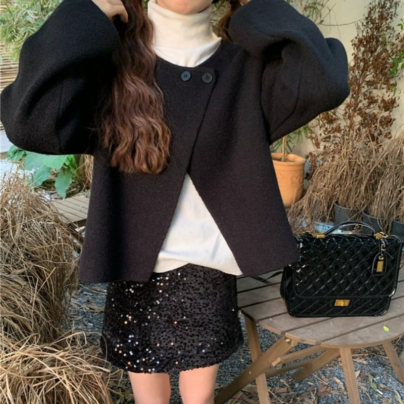 【outer】ニットコート　M25587