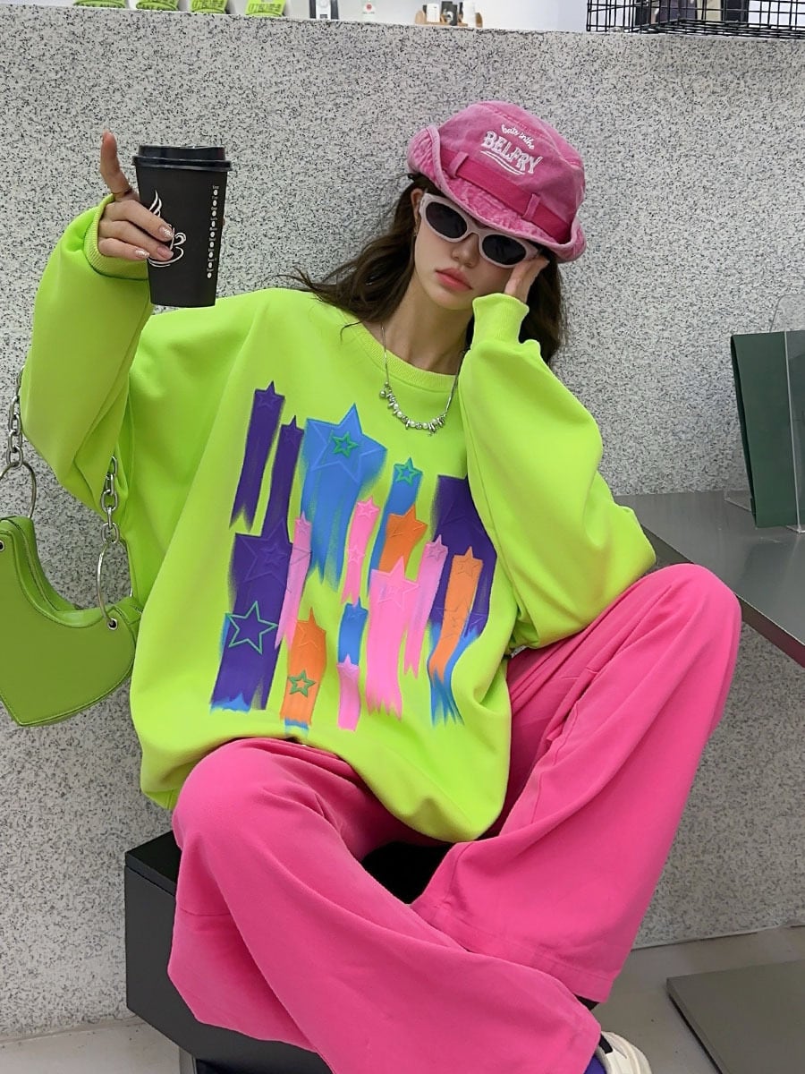 【tops】プリントプルオーバー　M25408