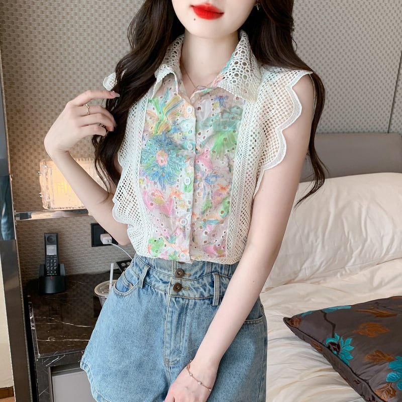 【tops】ノースリーブトップス　M23951