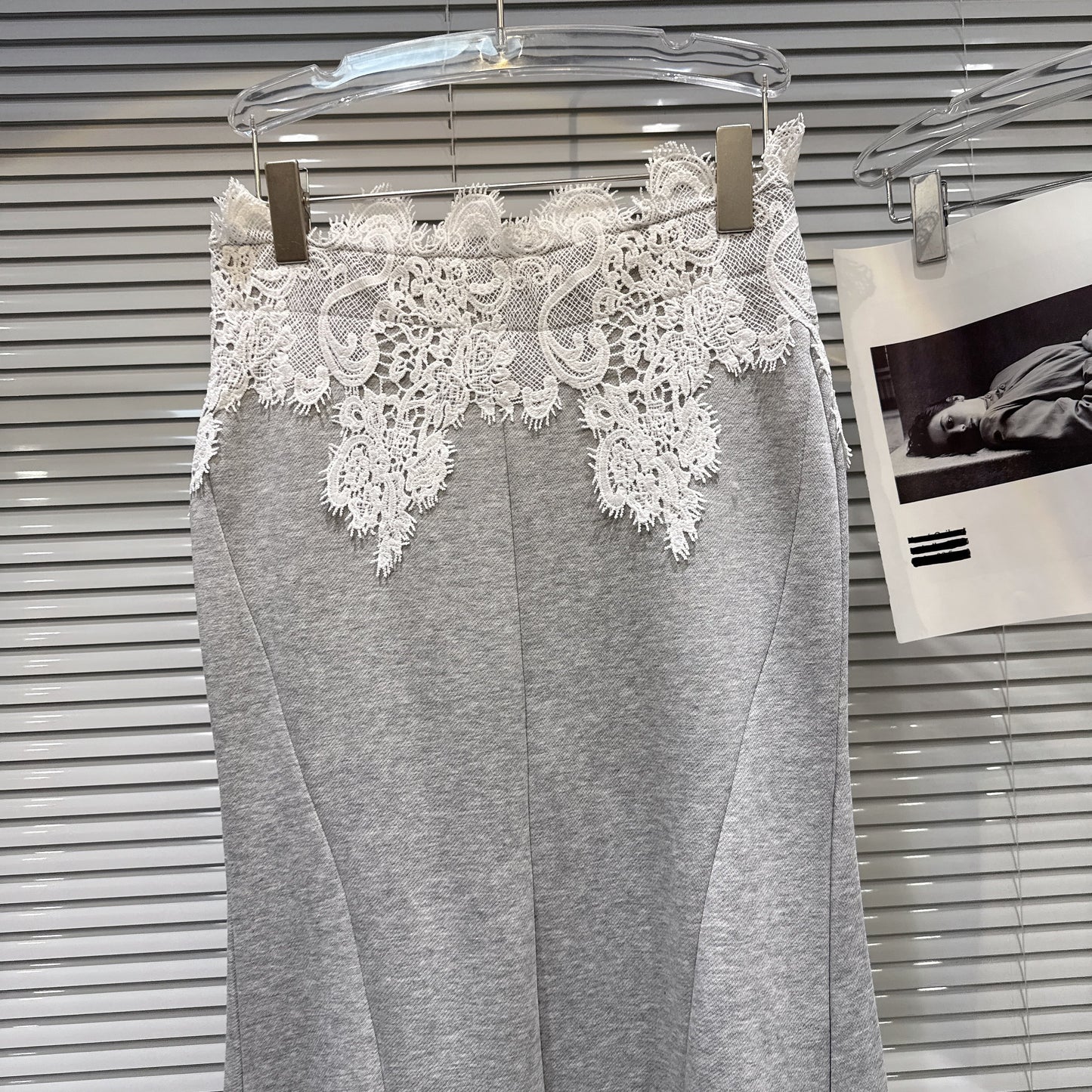 【set】2WAYフードファーパーカー×マーメイドスカートセット N3480