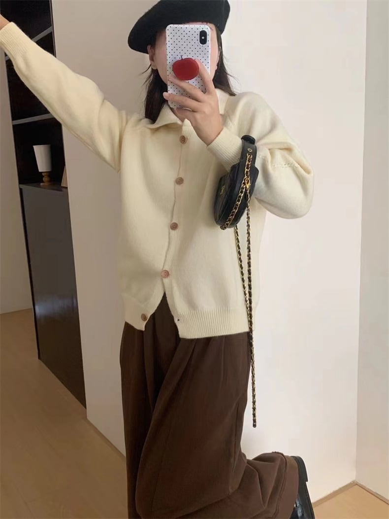 【outer】ニットカーデ　M25611