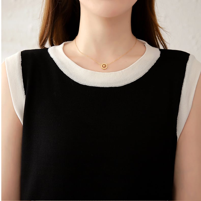 【dress】ノースリーブニットワンピース G21125