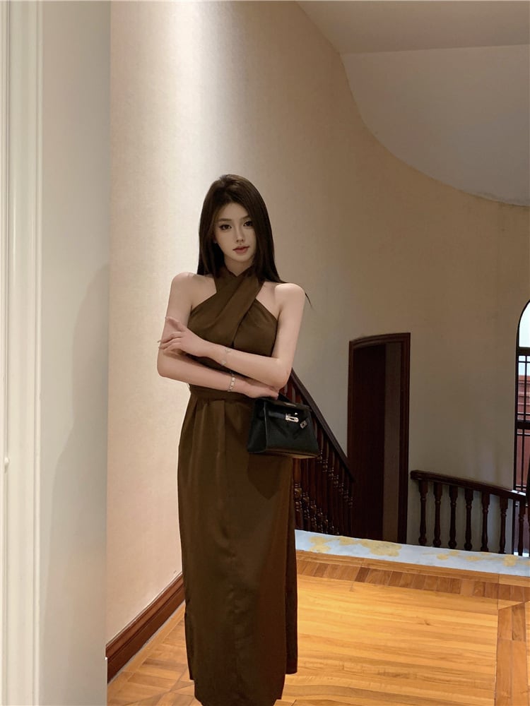 【dress】Aラインキャミワンピース G21084