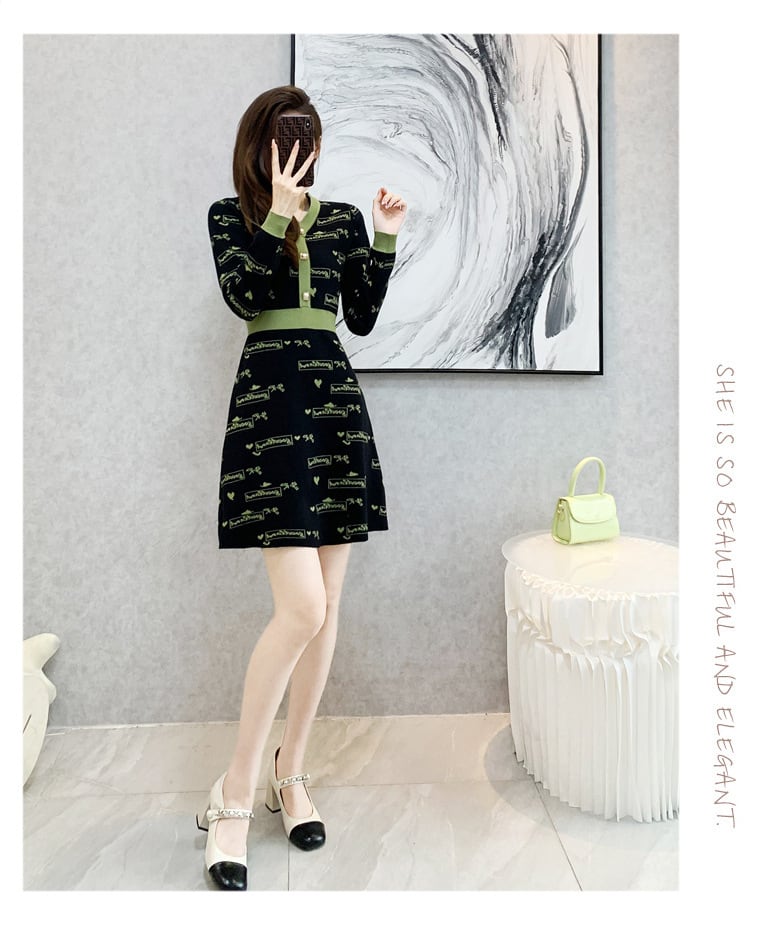 【dress】ニットワンピース　M25511