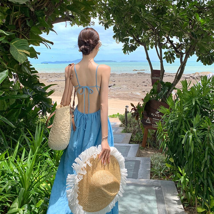 【dress】バックレスワンピース　M25003