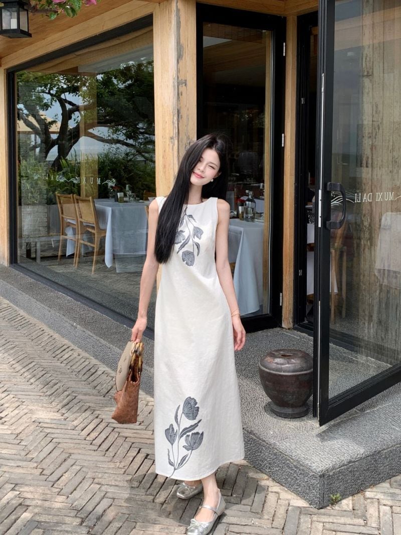【dress】ノースリーブワンピース　M24528