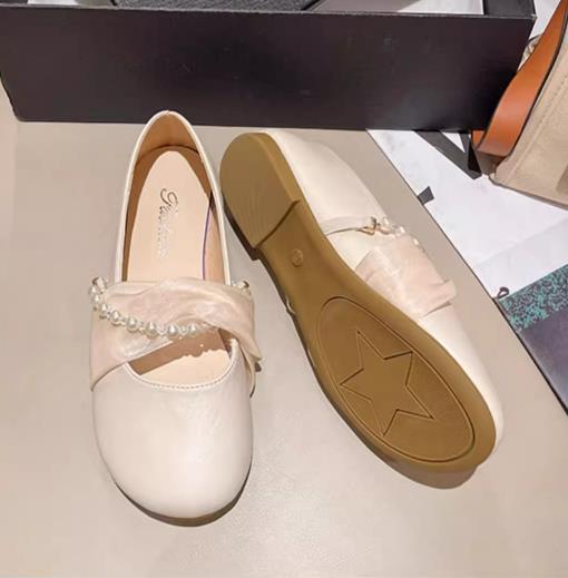 【shoes】ビーズフラットシューズF7474