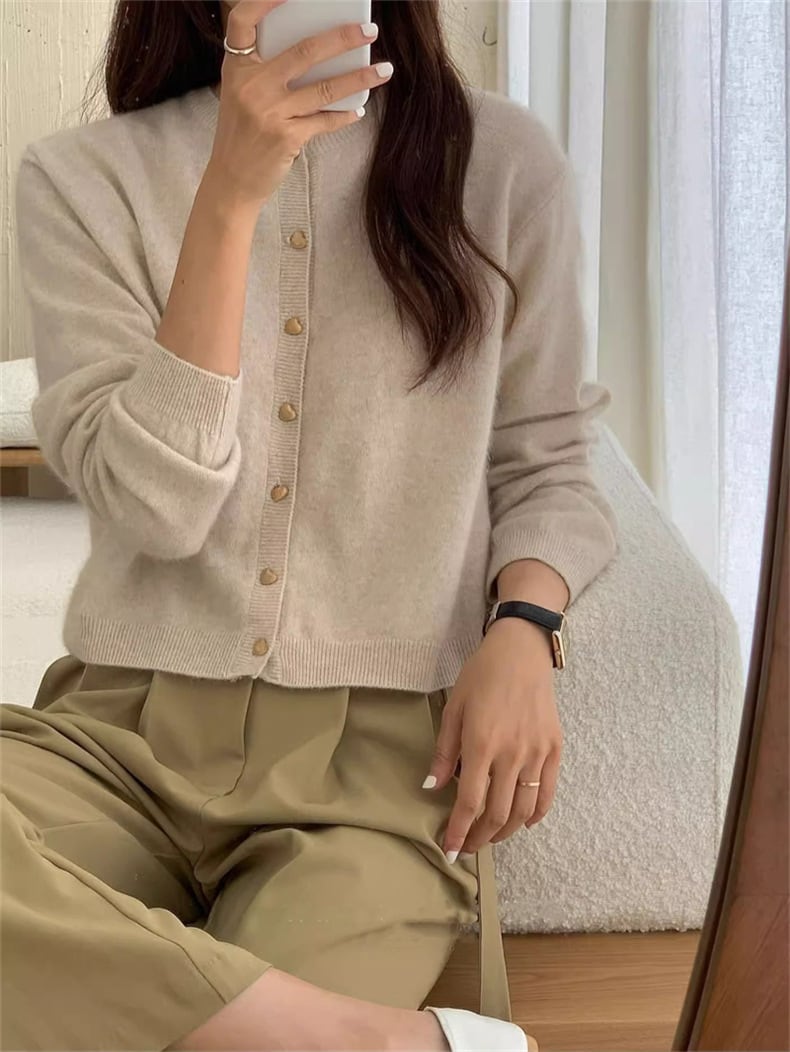 【outer】ニットカーデ　M25958