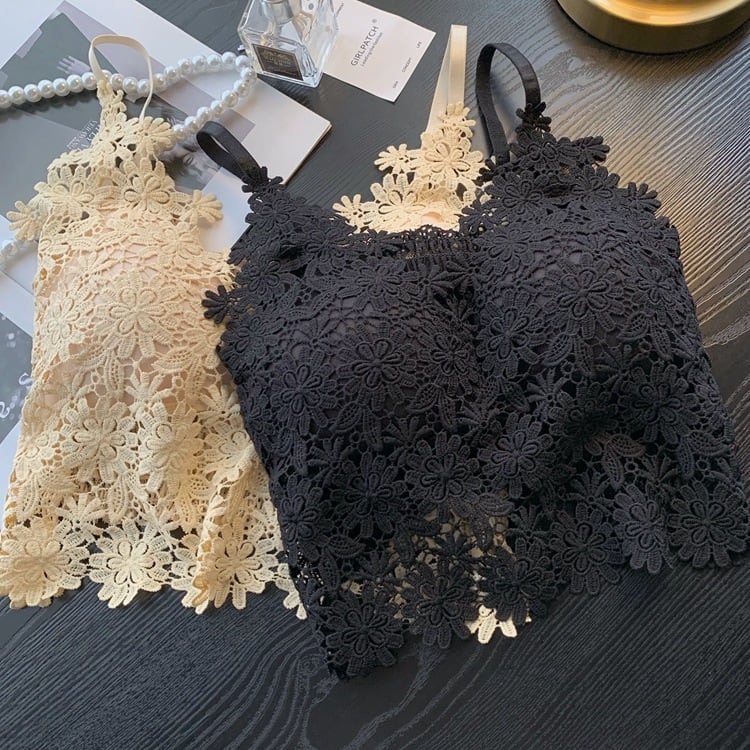 【tops】レースカップ付きキャミソール　M29426