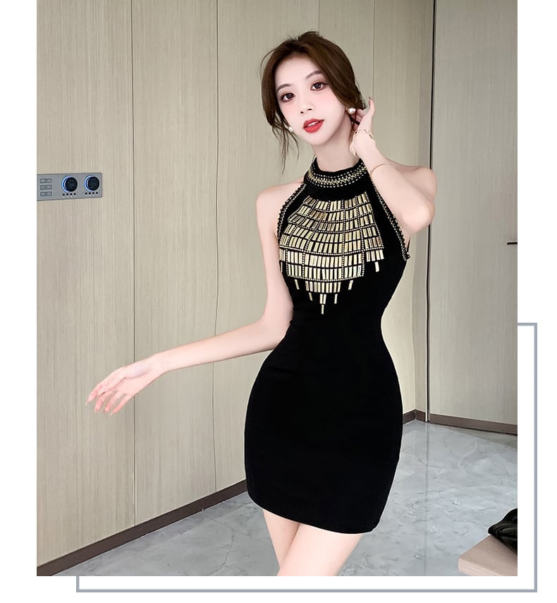 【dress】ホルターネックワンピース　M24587