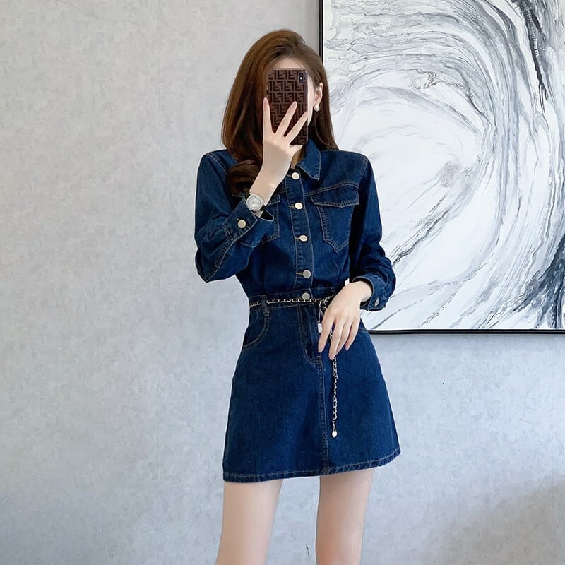 【dress】デニムワンピース　M25741