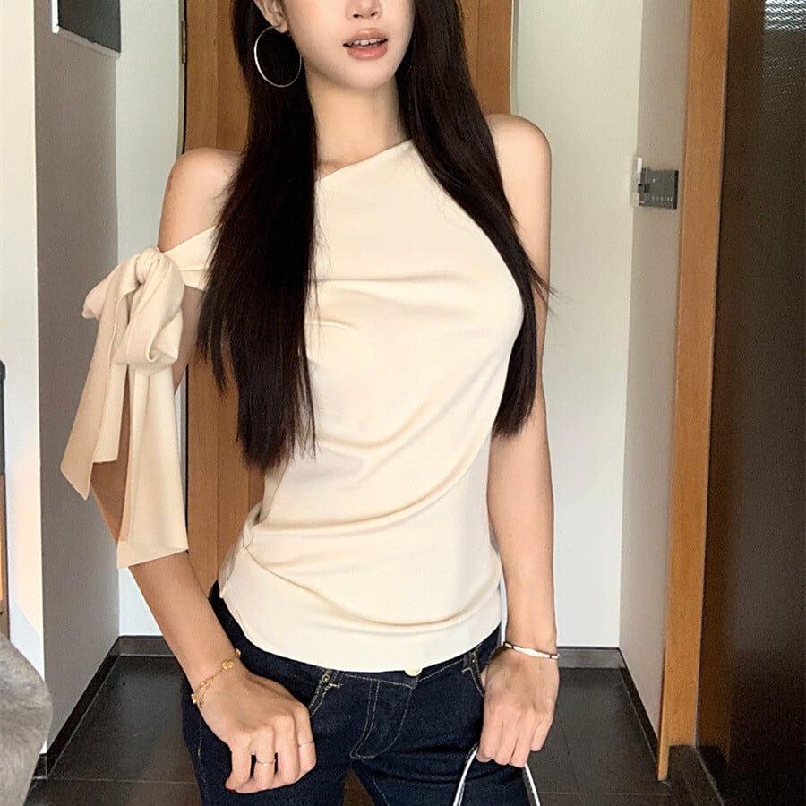 【tops】オフショルダーTシャツ　M29794