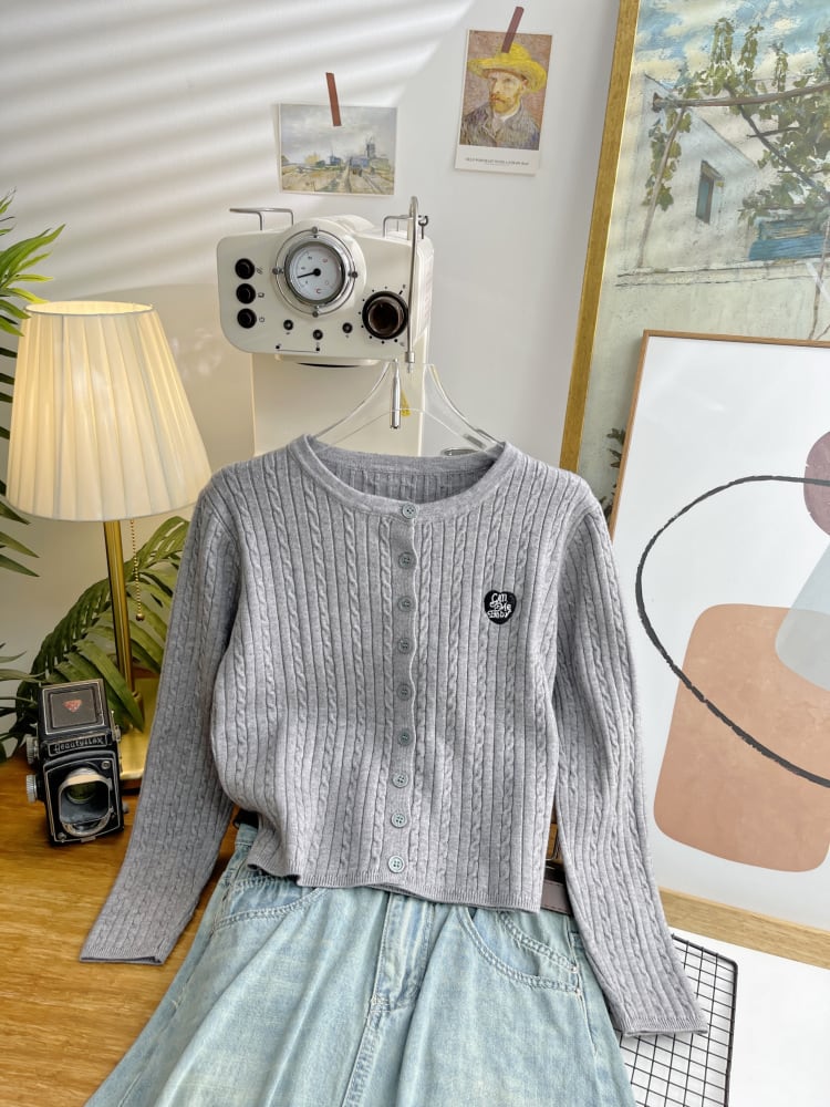 【outer】ニットカーデ　M25405