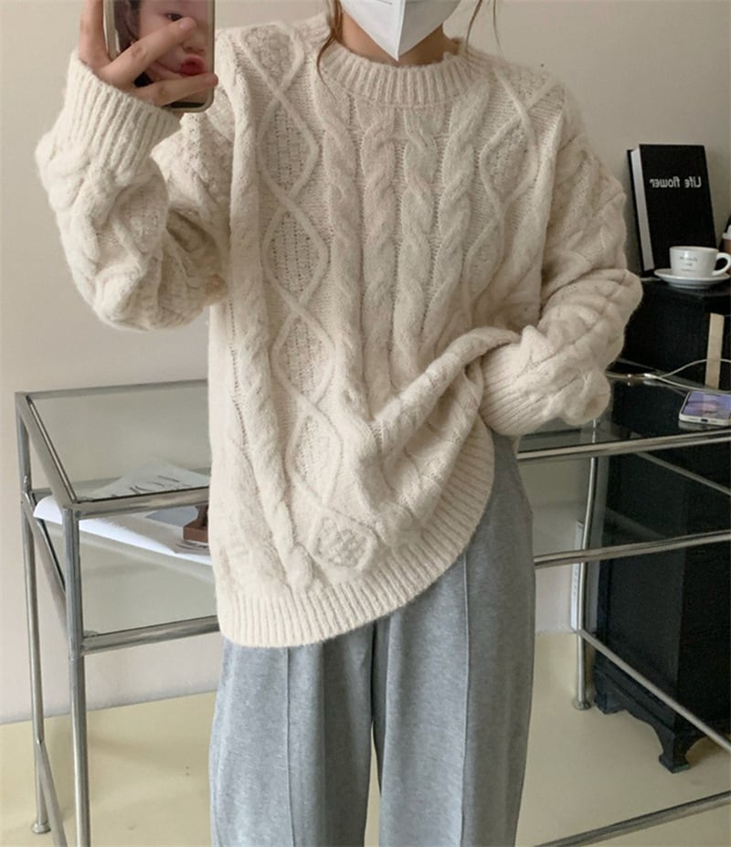 【tops】ニットセーター　M25646