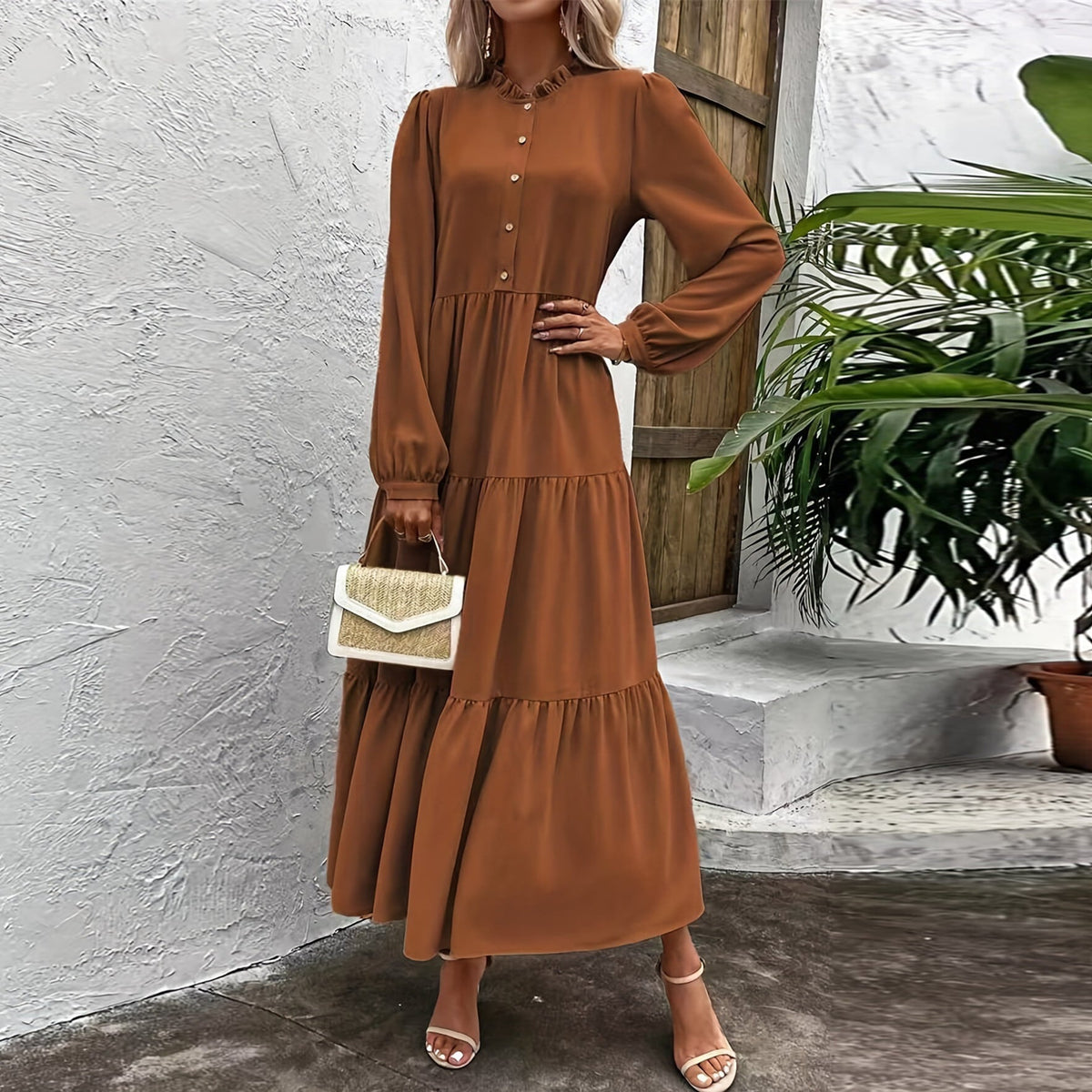【dress】フリルワンピース　M26347