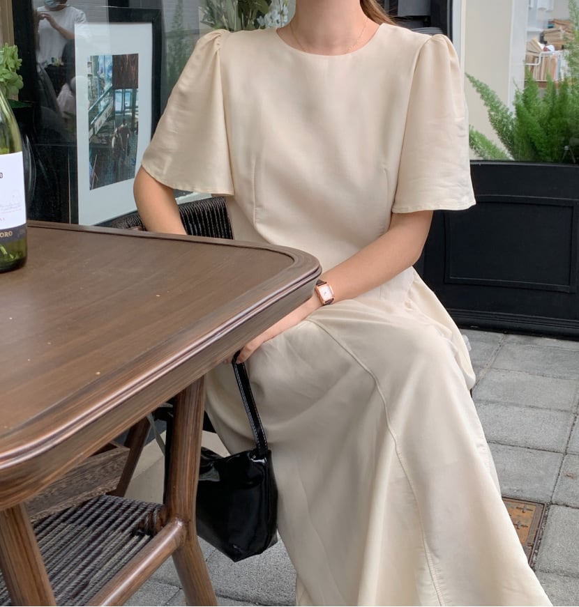 【dress】無地ワンピース　M24048