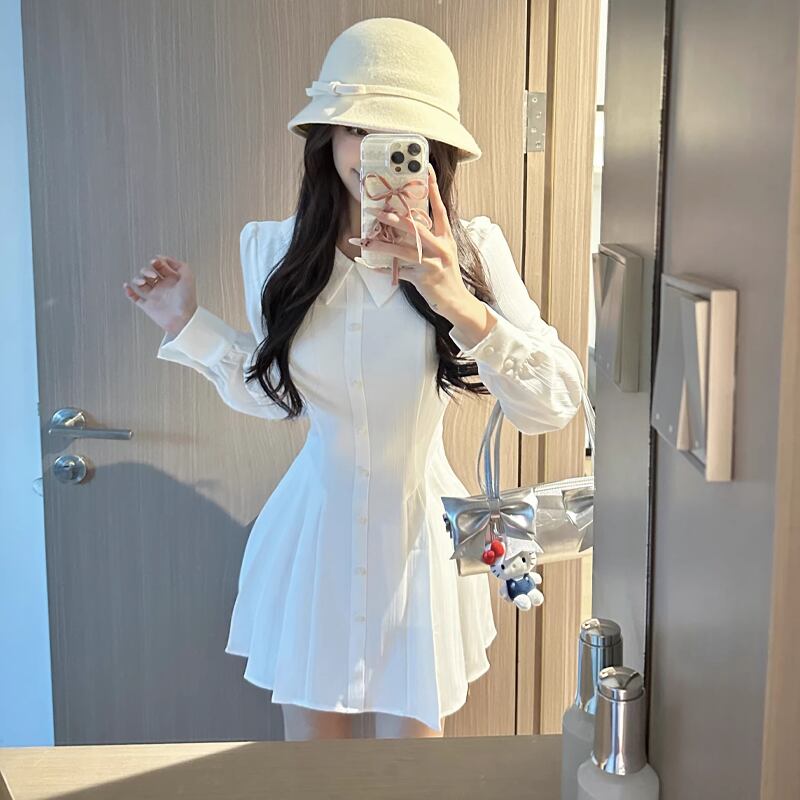【dress】シャツワンピース Q8257