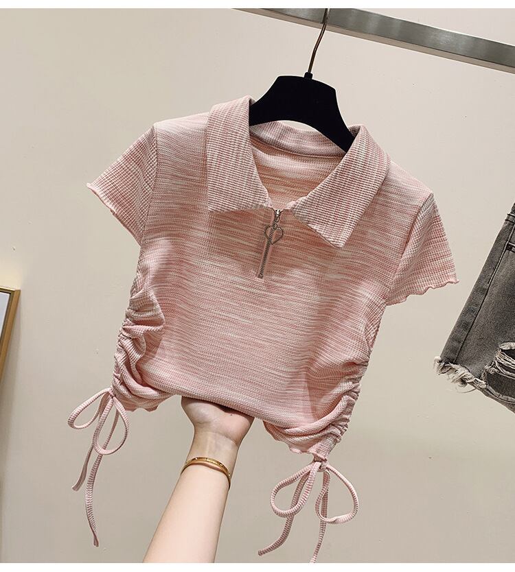 【tops】POLOネックTシャツG20675