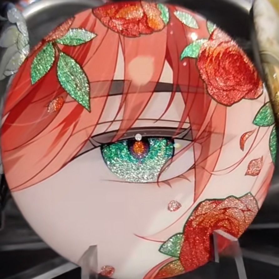 【GOODS】崩壊スターレイル 星屑の煌めきを宿した瞳　缶バッジ Q2141