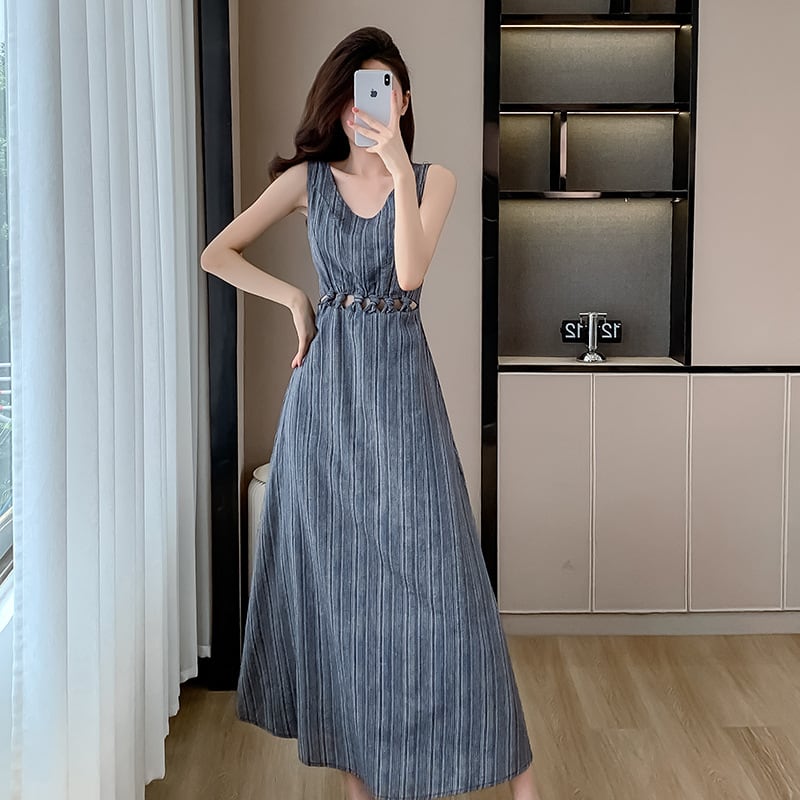 【dress】ノースリーブワンピース　M25098