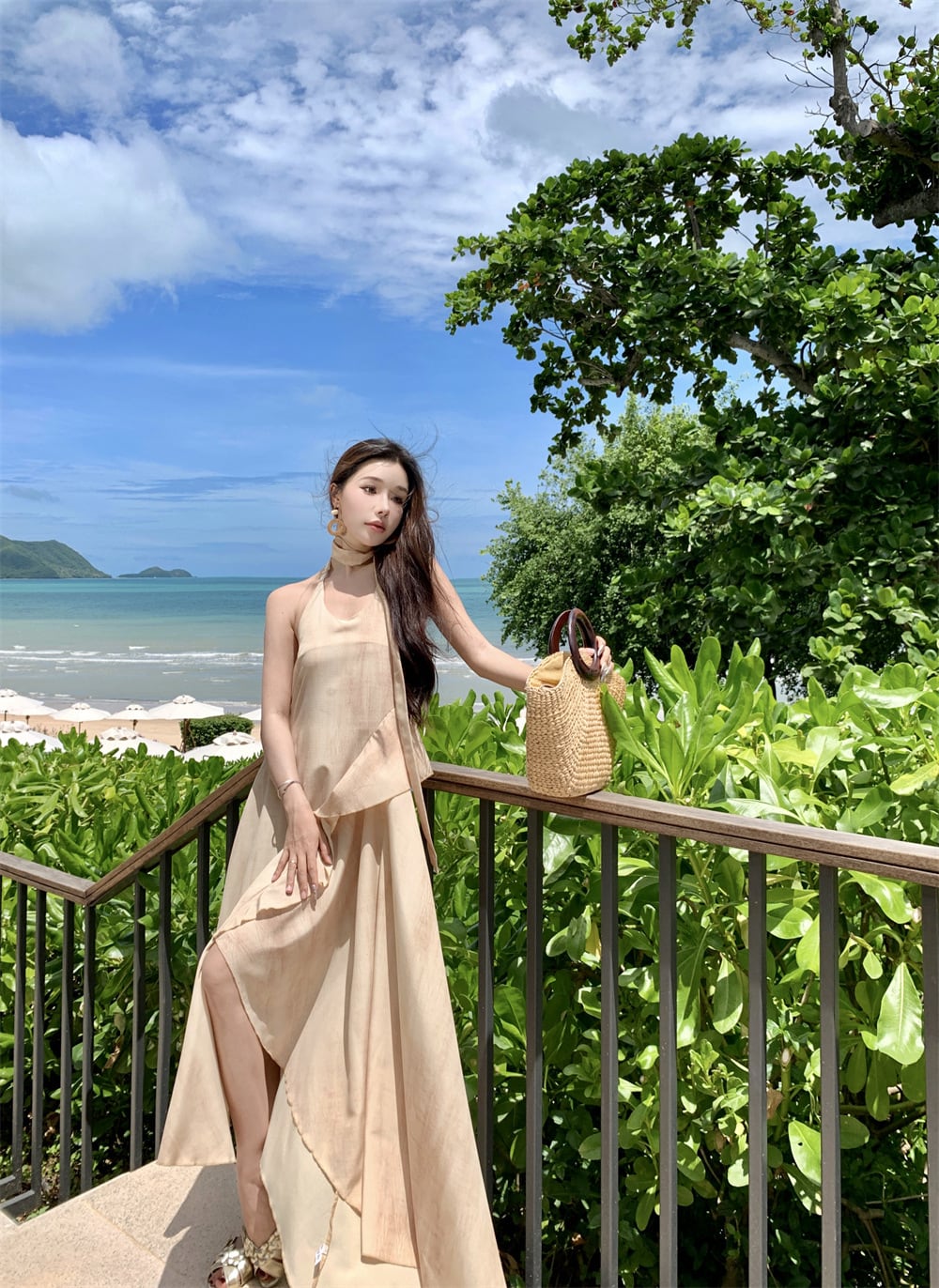 【dress】フリルワンピース　M25305