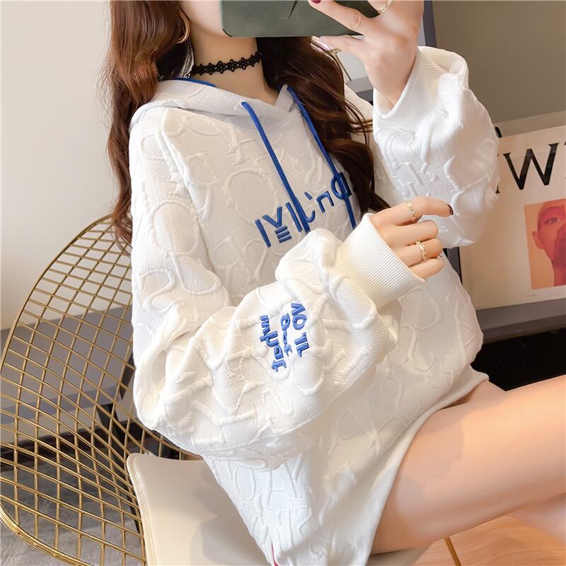 【tops】着回し力抜群!韓国系スウィートデザイン薄手パーカー G1620