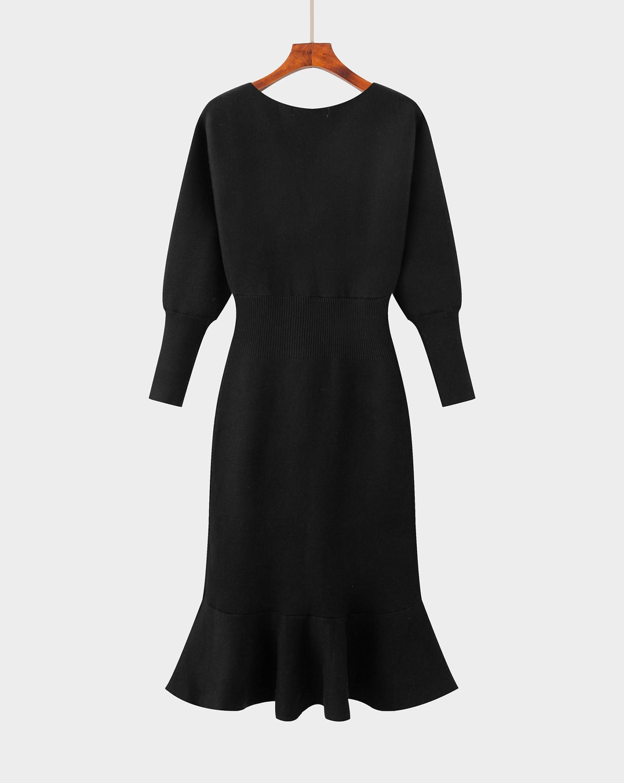 【dress】ニットマーメイドワンピース Q7293